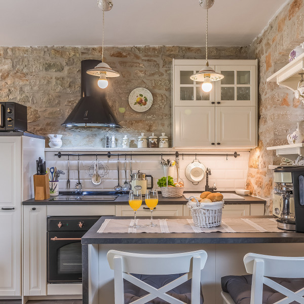 Kitchen, Villa Nonni, Villa Nonni - Authentic Stone House with a private pool in Istria, Croatia Vi&scaron;njan