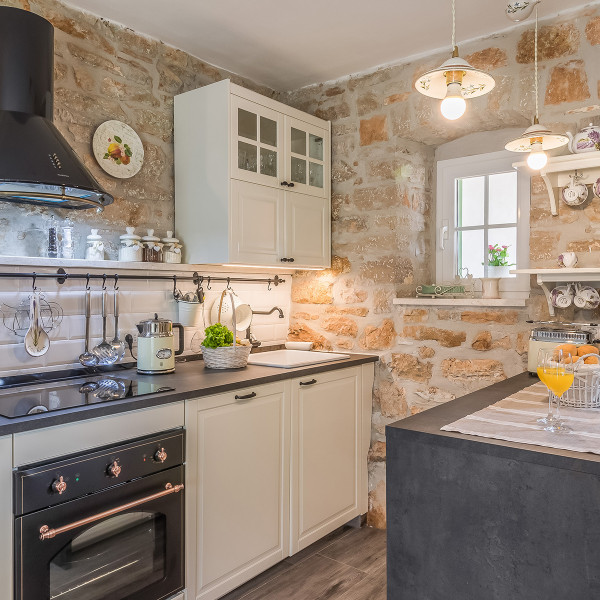 Kitchen, Villa Nonni, Villa Nonni - Authentic Stone House with a private pool in Istria, Croatia Vi&scaron;njan