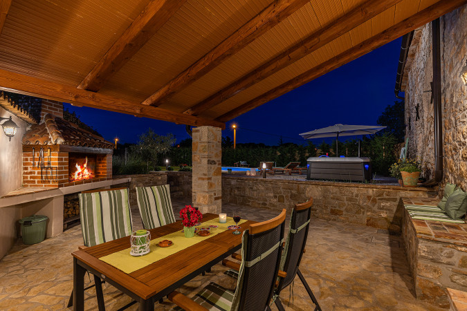 The majestic exterior, Villa Nonni - Authentic Stone House with a private pool in Istria, Croatia Vi&scaron;njan